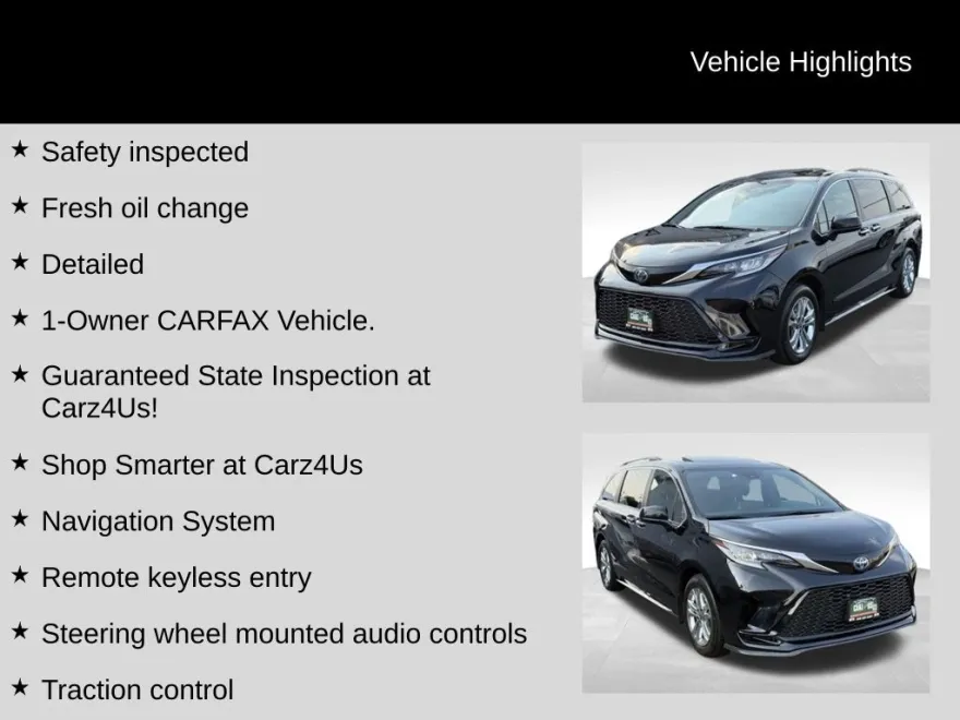 2022 Toyota Sienna XSE photo 42