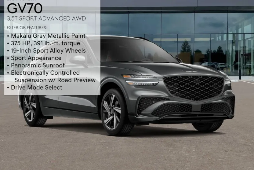 2026 Genesis GV70 3.5T Sport Advanced photo 1