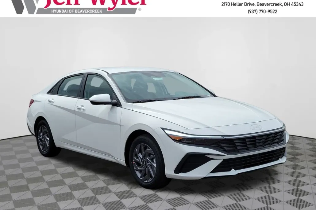 2025 Hyundai Elantra Hybrid Blue photo 1