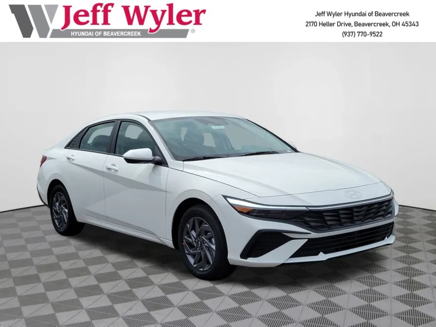 2025 Hyundai Elantra Hybrid Blue photo 1