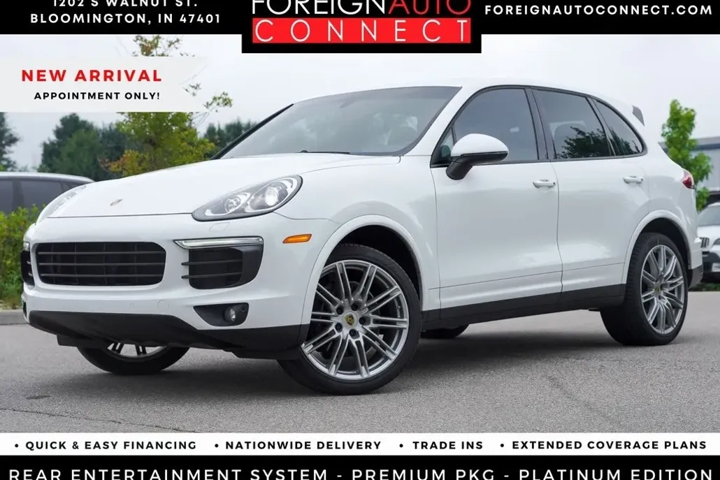 2018 Porsche Cayenne Base Platinum Edition photo 1