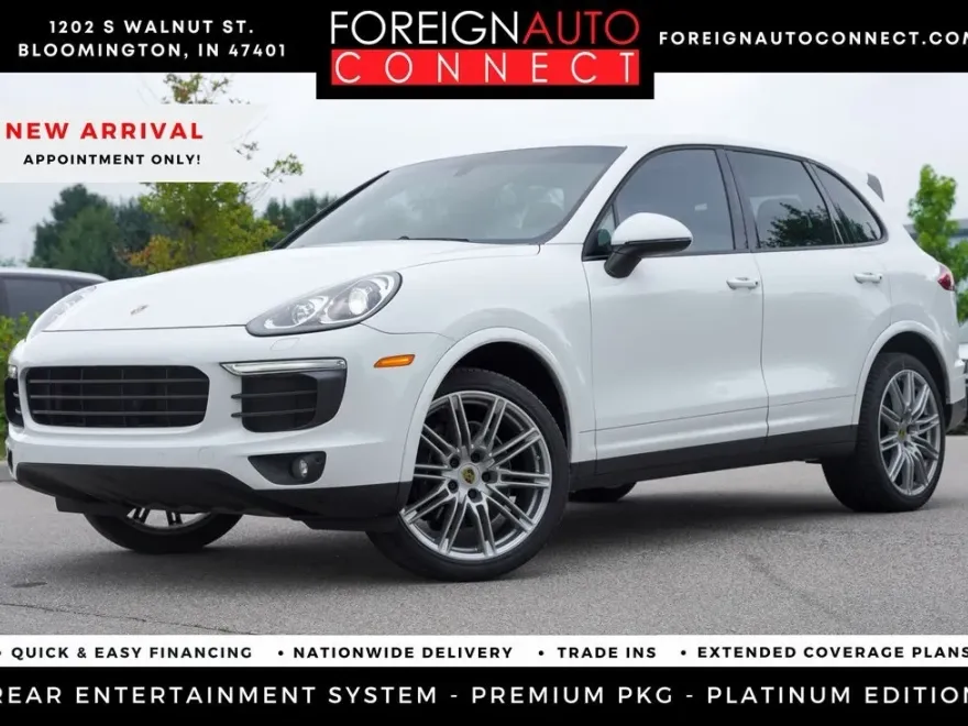 2018 Porsche Cayenne Base Platinum Edition photo 1