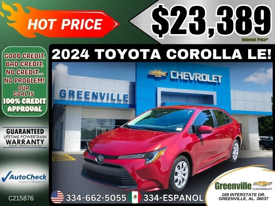 2024 Toyota Corolla LE photo 1