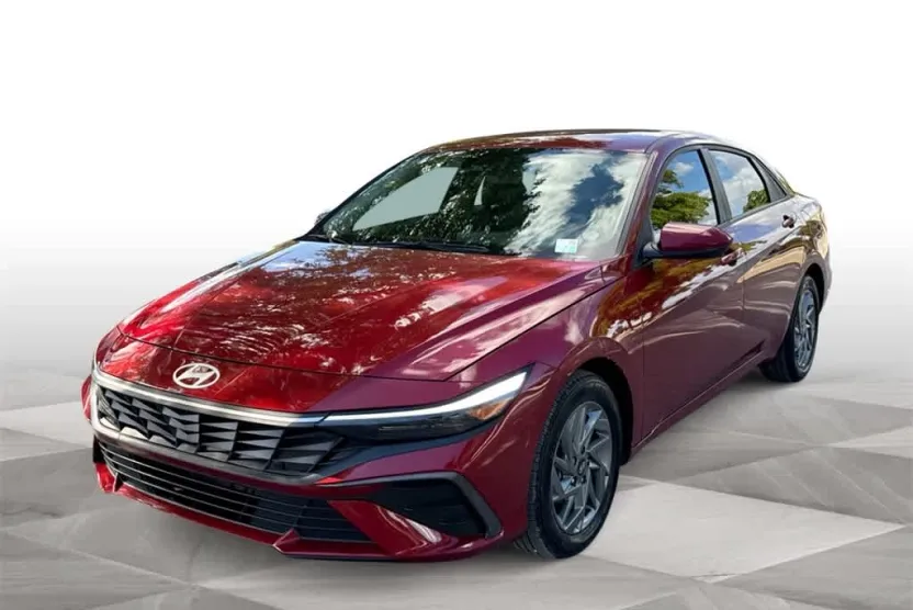 2024 Hyundai Elantra Hybrid Blue photo 1