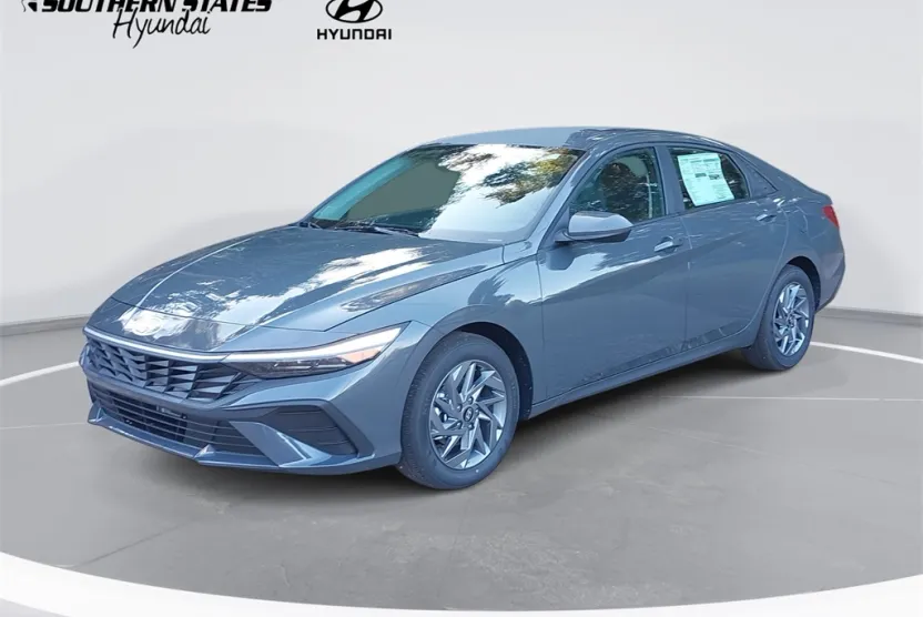 2025 Hyundai Elantra Hybrid Blue photo 1
