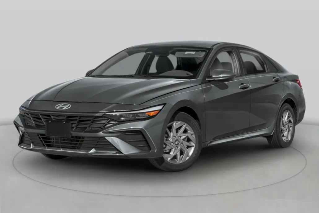 2025 Hyundai Elantra Hybrid Blue photo 1