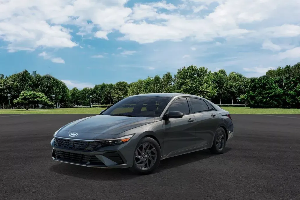 2025 Hyundai Elantra Hybrid Blue photo 1