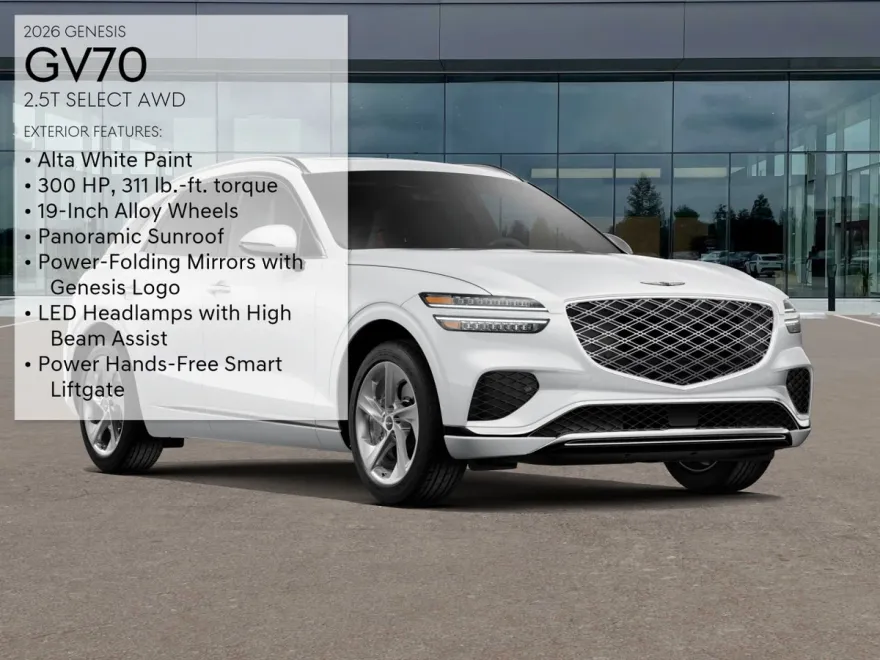2026 Genesis GV70 2.5T Select photo 3