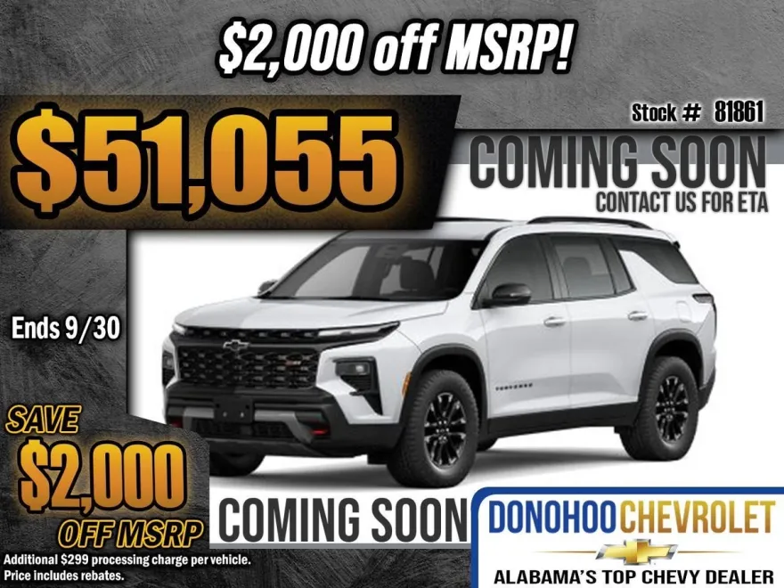 2026 Chevrolet Traverse Z71 photo 1