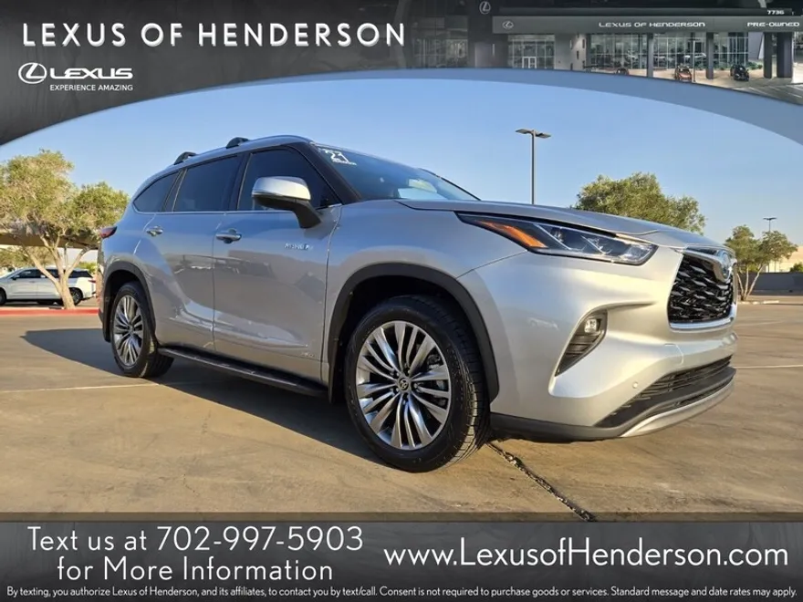 2021 Toyota Highlander Hybrid Platinum photo 1