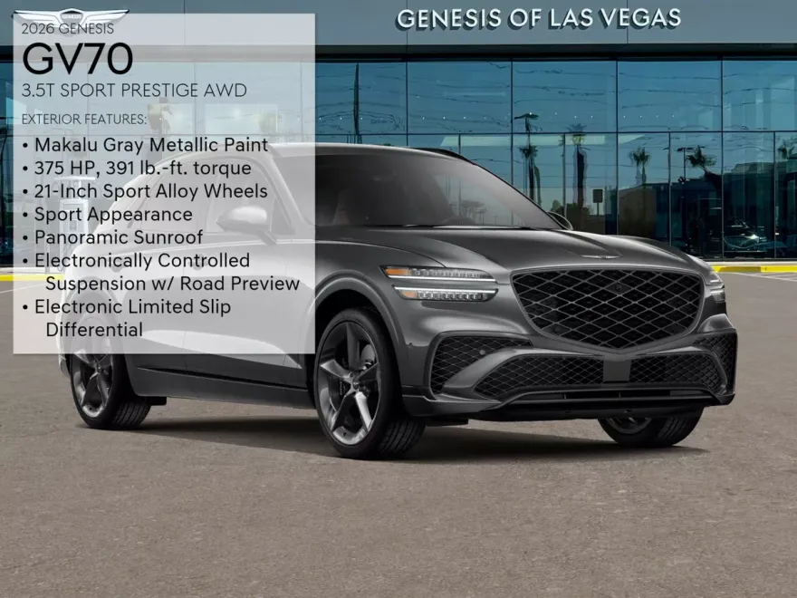2026 Genesis GV70 3.5T Sport Prestige photo 1