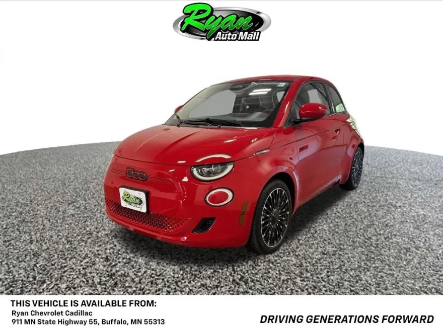 2024 Fiat 500e Red photo 1