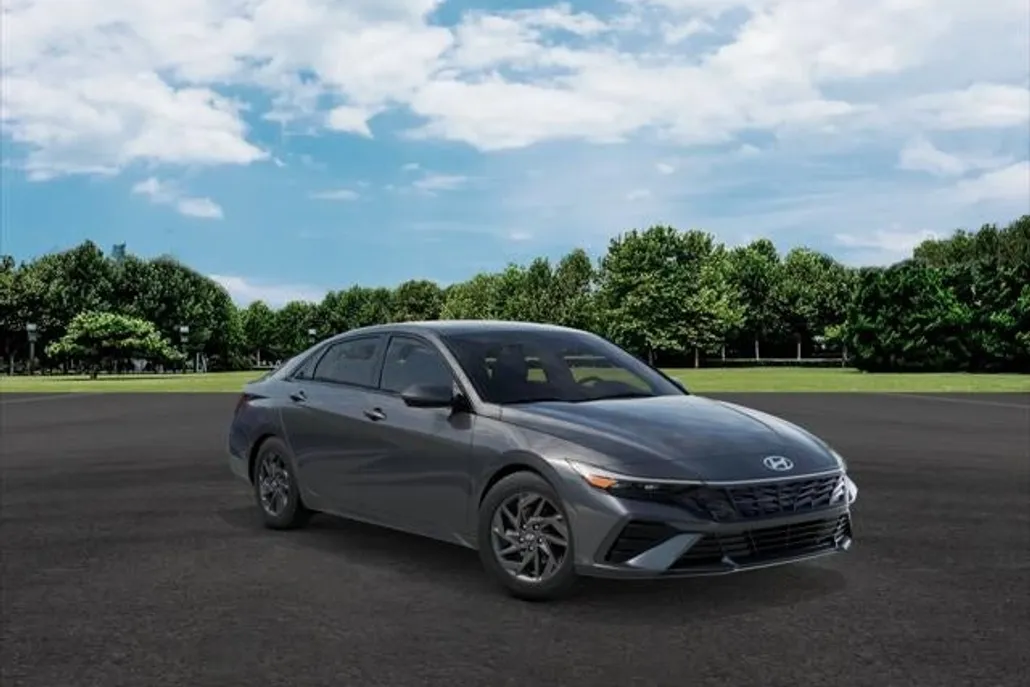 2025 Hyundai Elantra Hybrid Blue photo 1