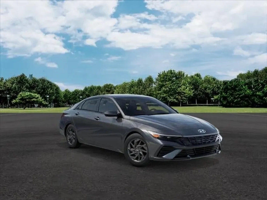 2025 Hyundai Elantra Hybrid Blue photo 1