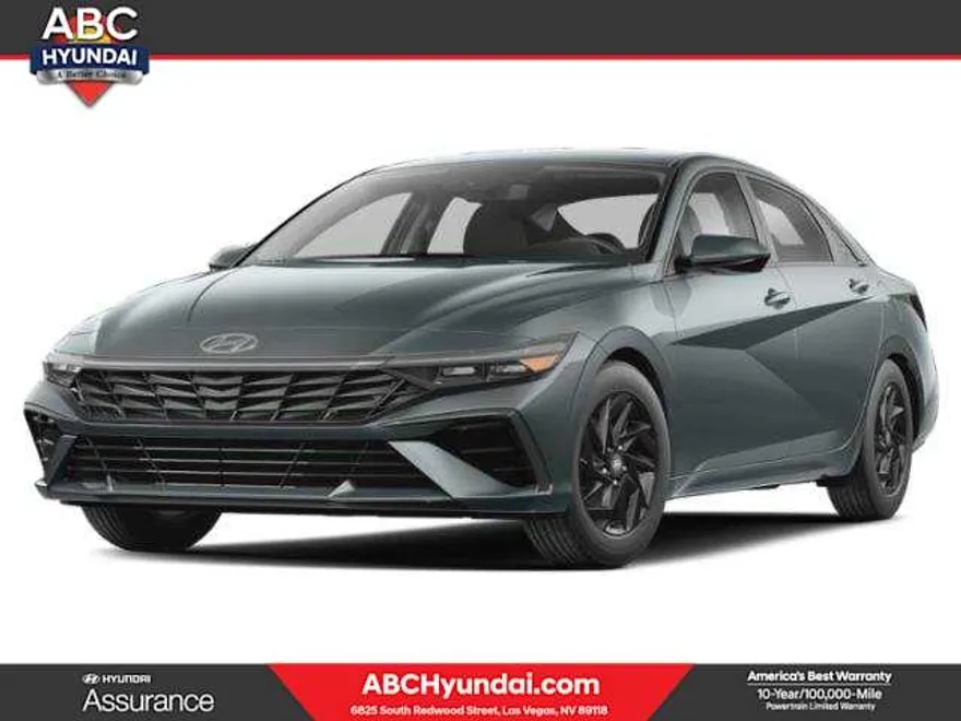 2024 Hyundai Elantra Hybrid Blue photo 1
