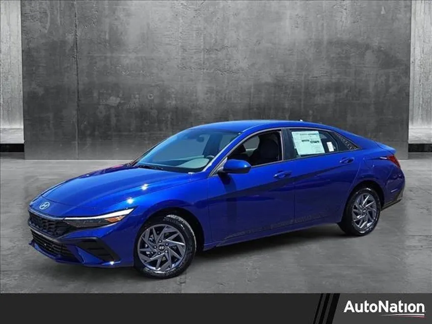 2025 Hyundai Elantra Hybrid Blue photo 1