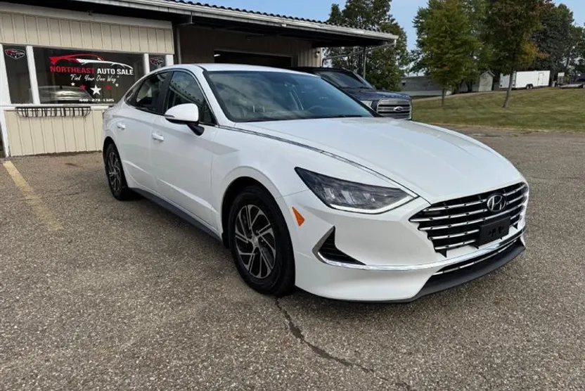 2020 Hyundai Sonata Hybrid Blue photo 1