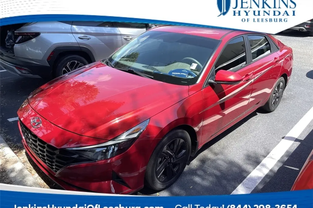 2021 Hyundai Elantra Hybrid Blue photo 1