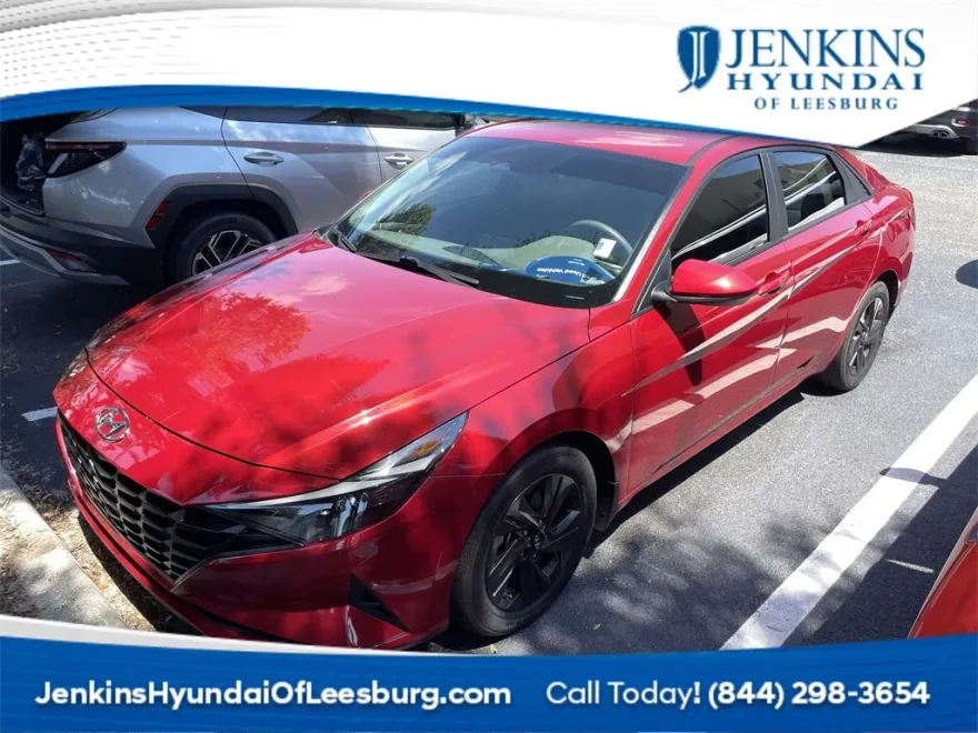 2021 Hyundai Elantra Hybrid Blue photo 1