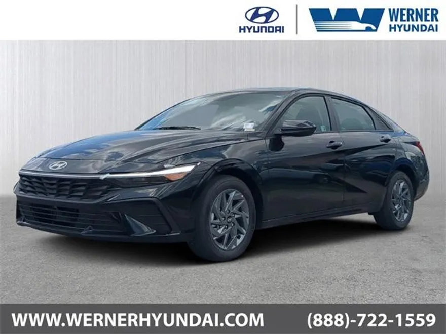 2025 Hyundai Elantra Hybrid Blue photo 1