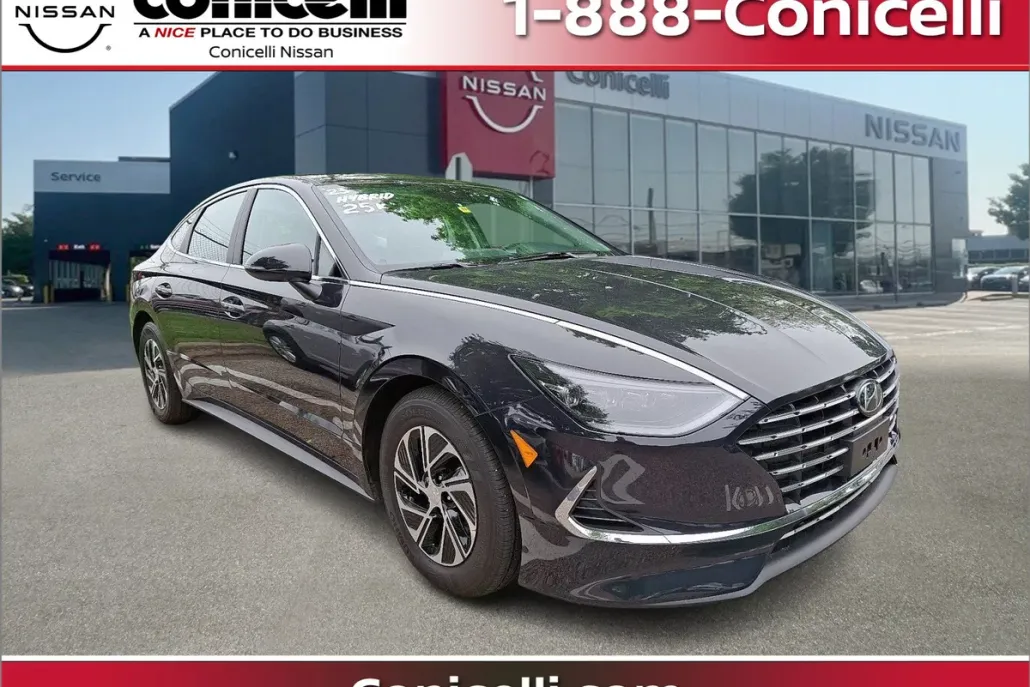 2023 Hyundai Sonata Hybrid Blue photo 1