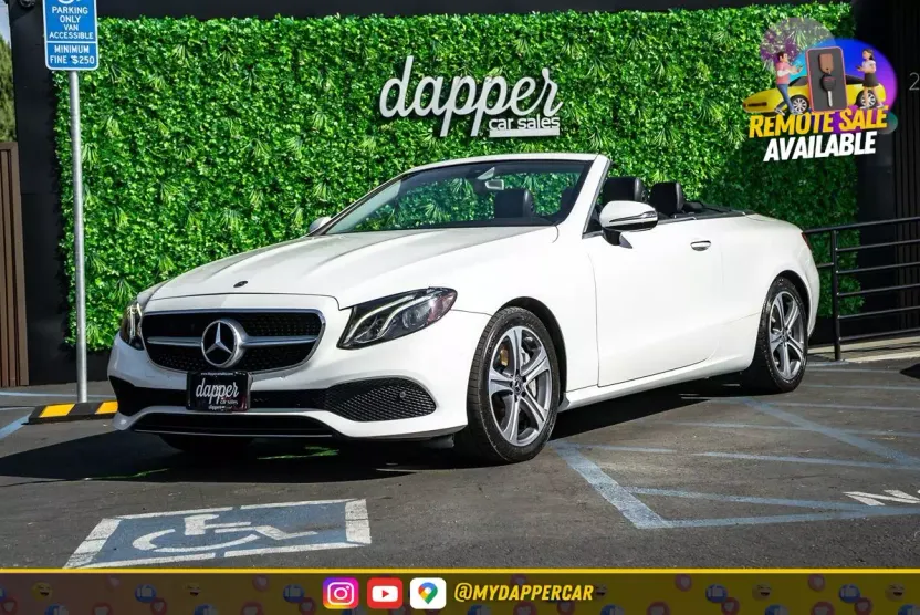 2018 Mercedes Benz E 400 Cabriolet photo 1