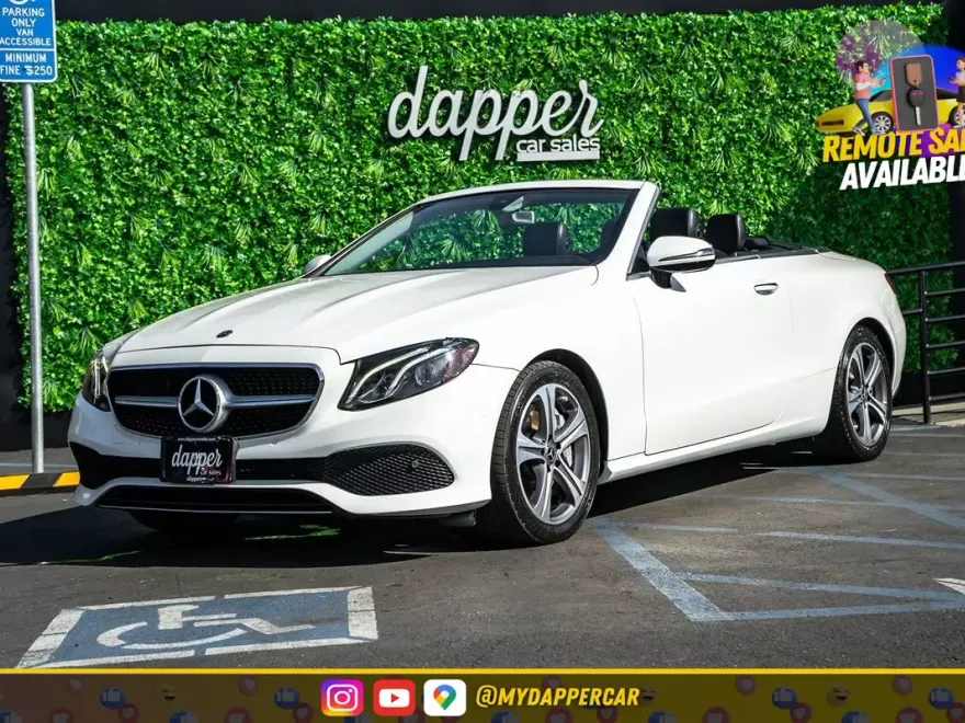 2018 Mercedes Benz E 400 Cabriolet photo 1