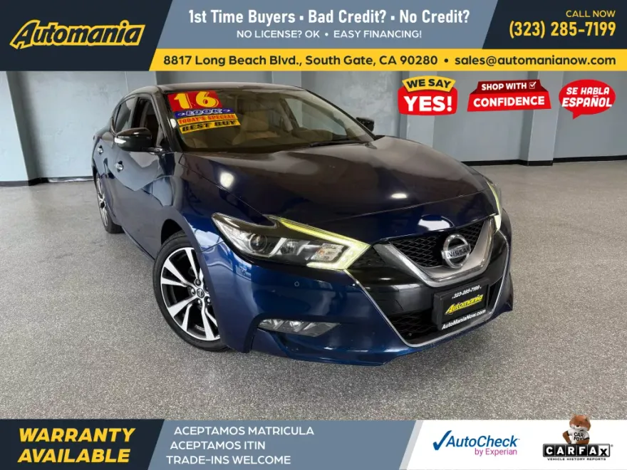 2016 Nissan Maxima SR photo 1