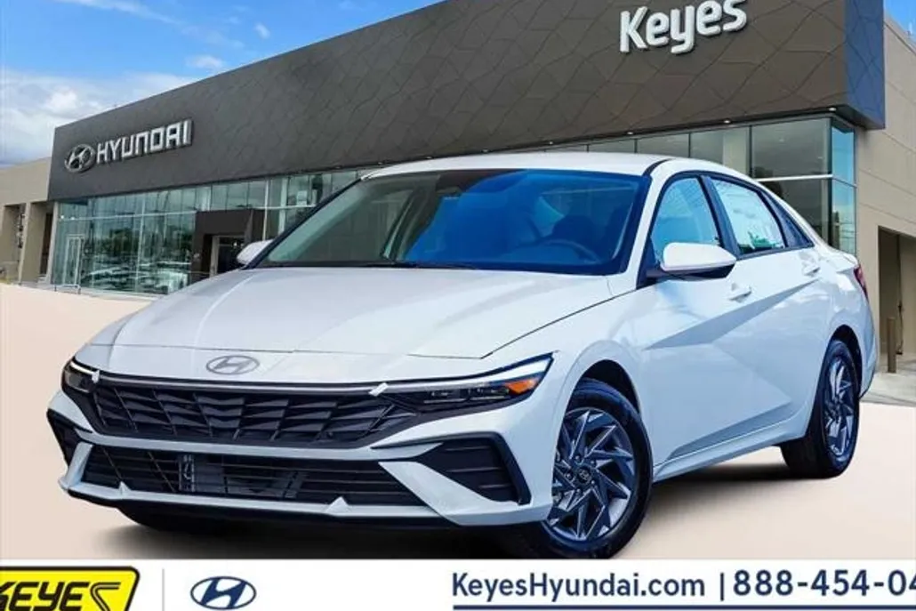 2025 Hyundai Elantra Hybrid Blue photo 1