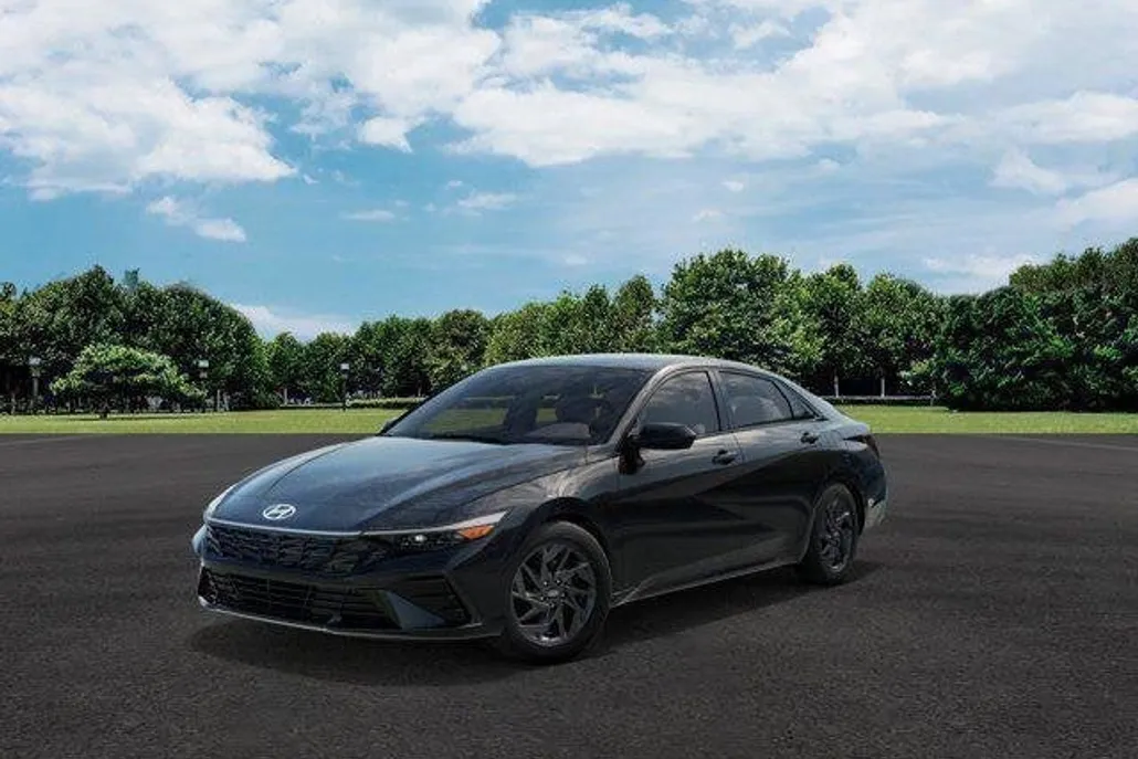 2025 Hyundai Elantra Hybrid Blue photo 1
