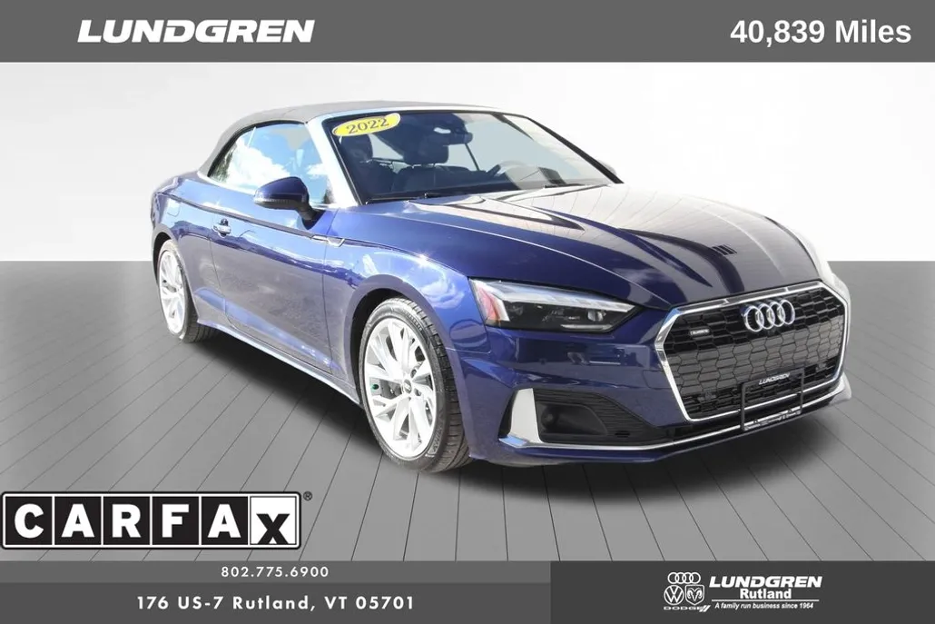 2022 Audi A5 45 Premium Plus Quattro photo 1