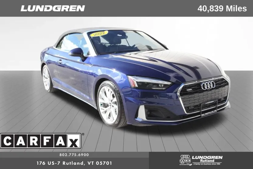 2022 Audi A5 45 Premium Plus Quattro photo 1