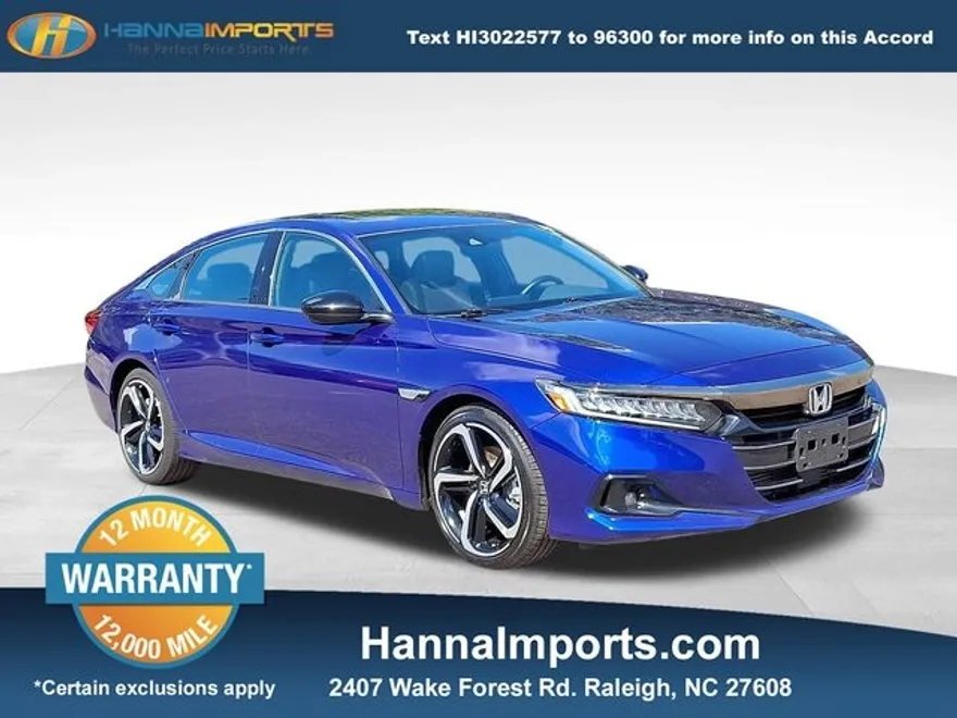 2022 Honda Accord Sport 2.0T photo 1