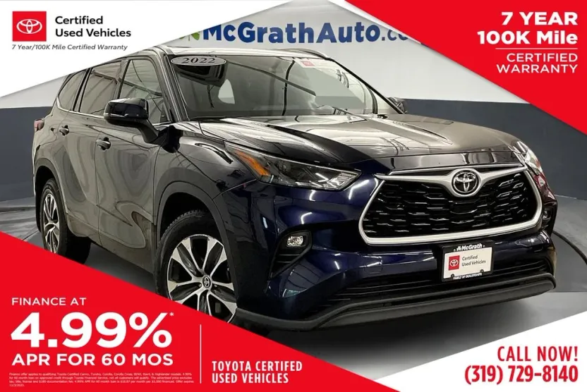 2022 Toyota Highlander XLE photo 1