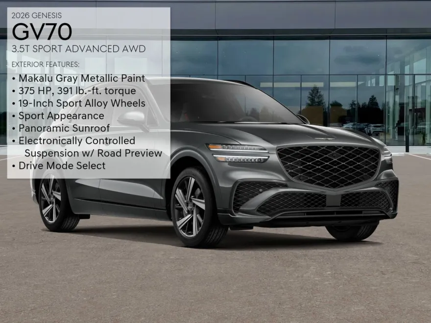 2026 Genesis GV70 3.5T Sport Advanced photo 1