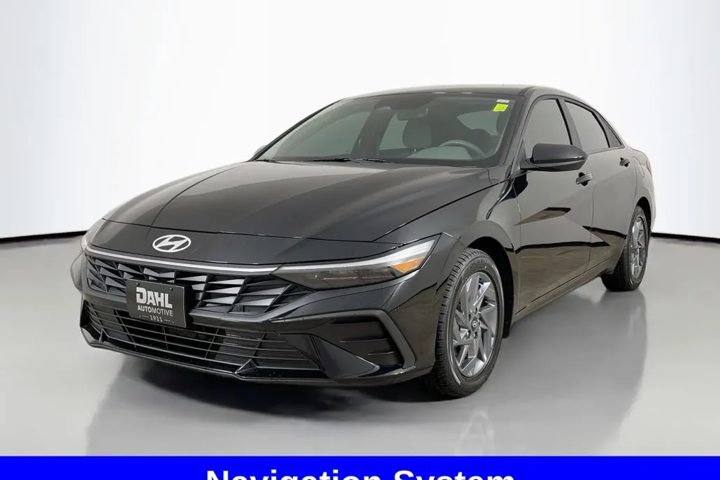 2024 Hyundai Elantra Hybrid Blue photo 1