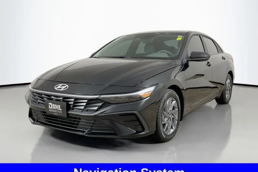 2024 Hyundai Elantra Hybrid Blue photo 1