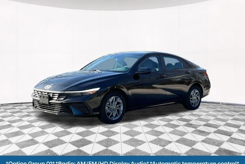 2025 Hyundai Elantra Hybrid Blue photo 1