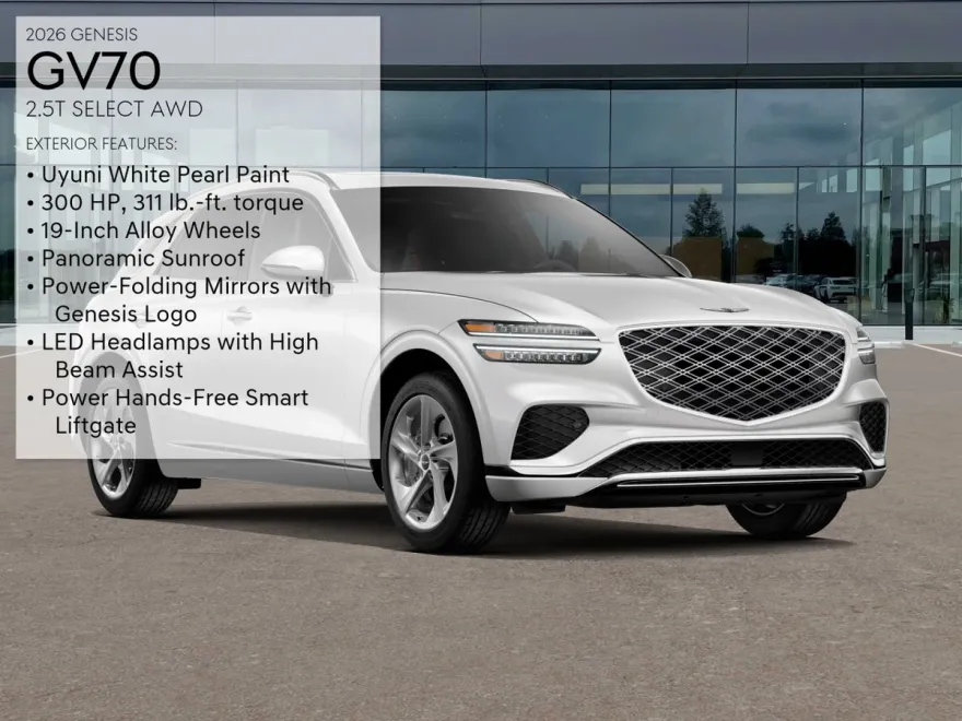 2026 Genesis GV70 2.5T Select photo 1