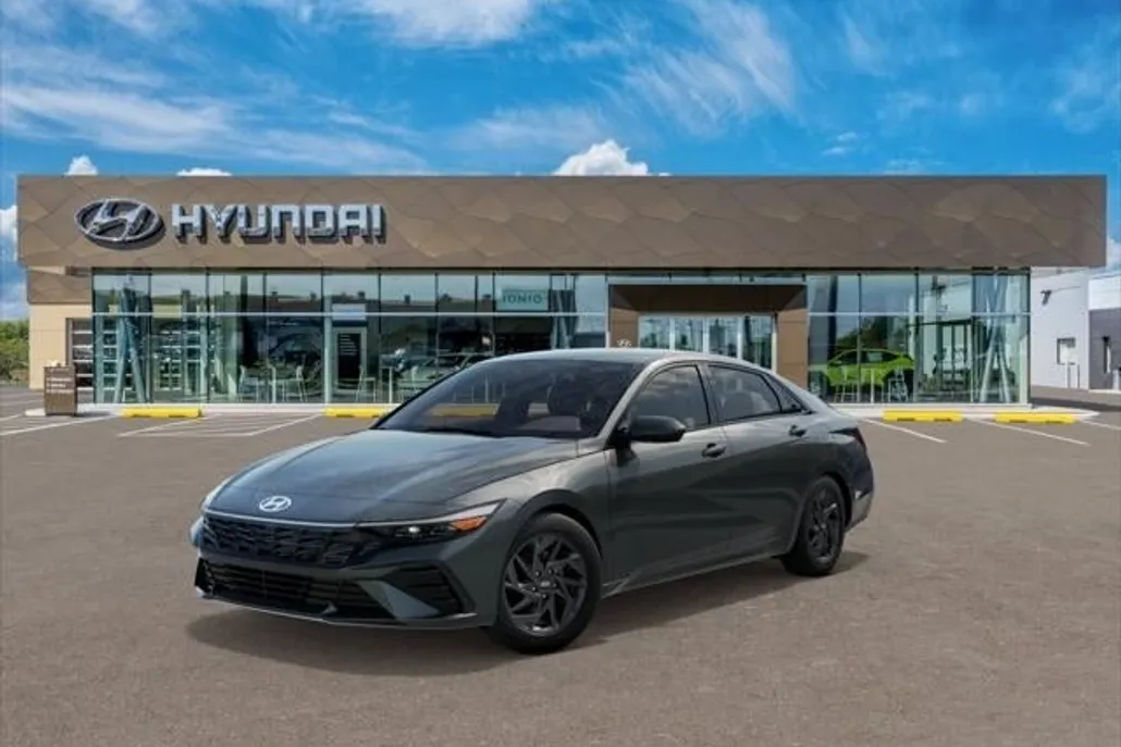 2025 Hyundai Elantra Hybrid Blue photo 1