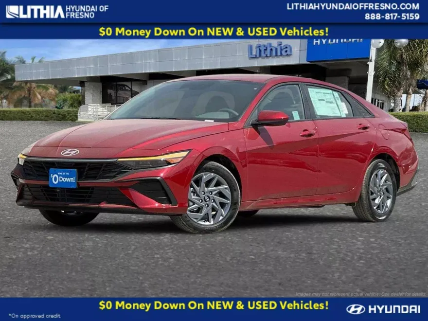 2025 Hyundai Elantra Hybrid Blue photo 1