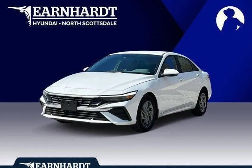 2025 Hyundai Elantra Hybrid Blue photo 1