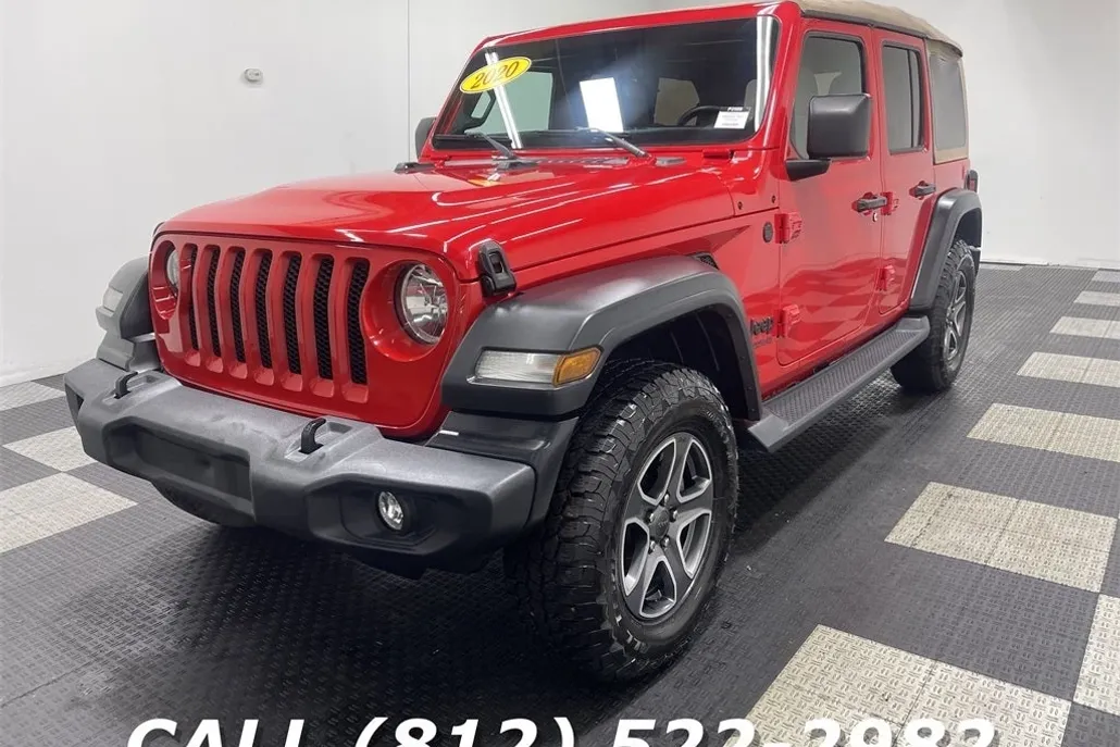 2020 Jeep Wrangler Unlimited Black & Tan photo 1