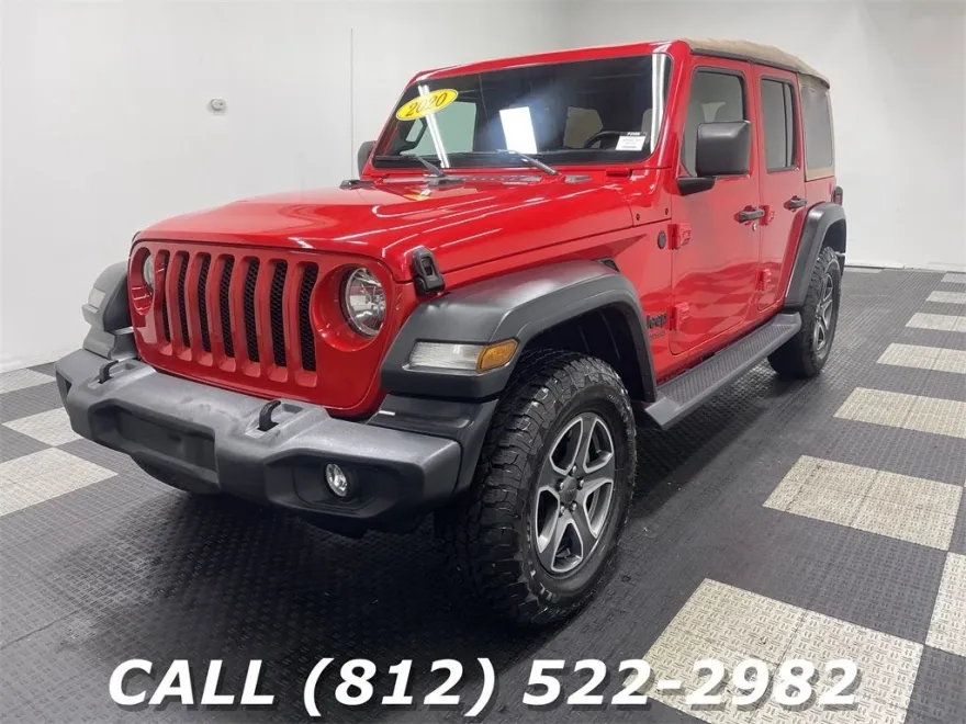 2020 Jeep Wrangler Unlimited Black & Tan photo 1