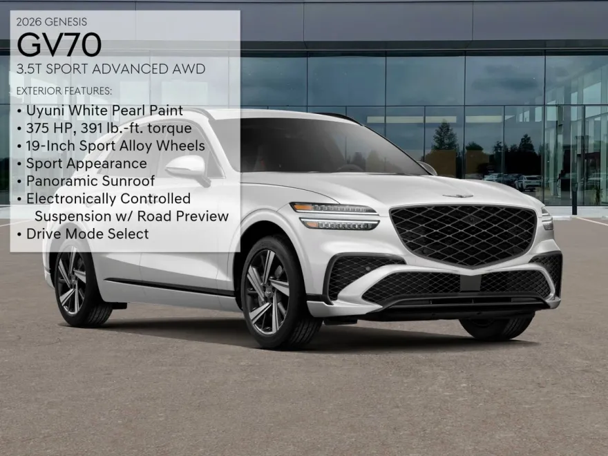 2026 Genesis GV70 3.5T Sport Advanced photo 1