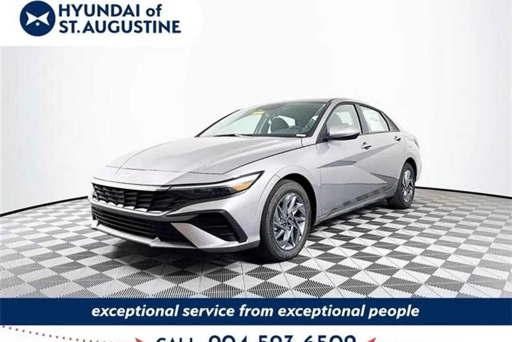 2025 Hyundai Elantra Hybrid Blue photo 1
