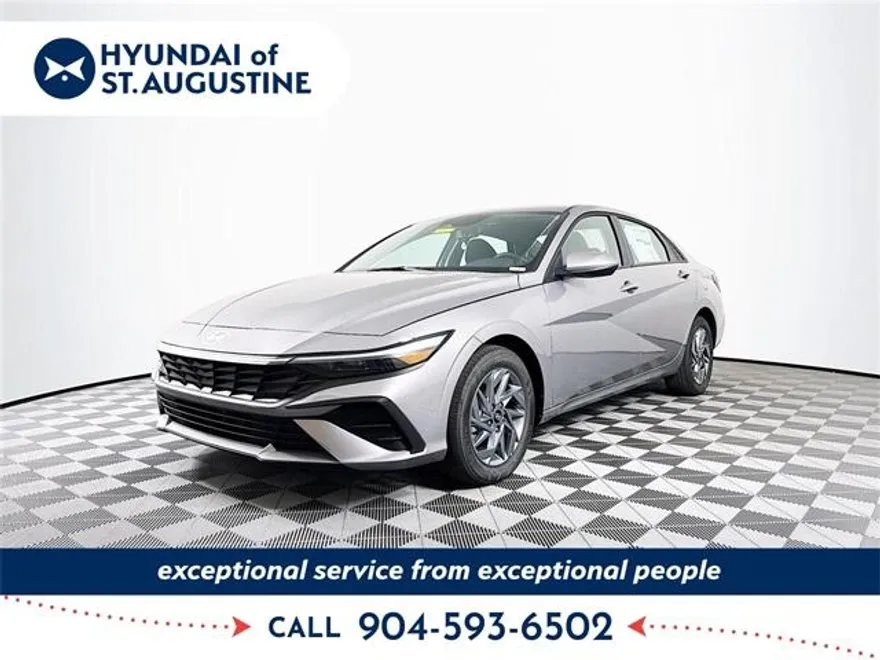 2025 Hyundai Elantra Hybrid Blue photo 1