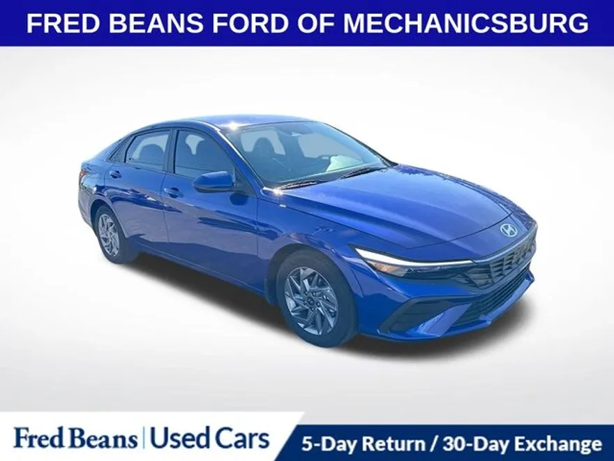 2024 Hyundai Elantra Hybrid Blue photo 1