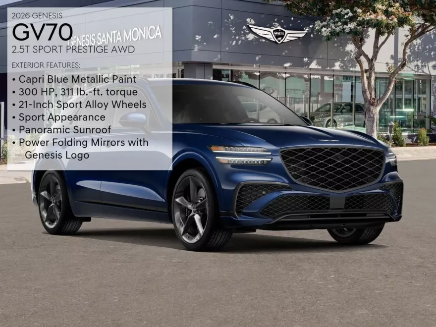 2026 Genesis GV70 2.5T Sport Prestige photo 1