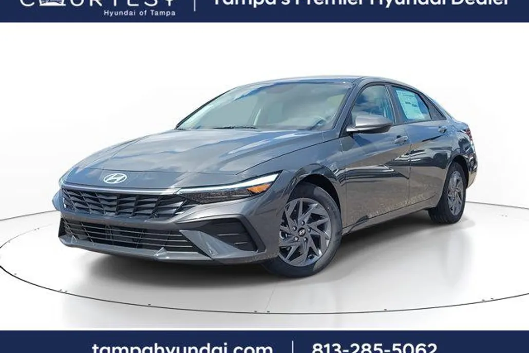 2025 Hyundai Elantra Hybrid Blue photo 1